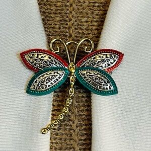 Dragonfly Sweater Clip Shawl Clasp Cardigan Clip Christmas Sweater Clips